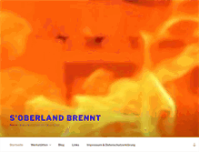 Tablet Screenshot of oberland-brennt.de